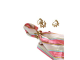 Rose Water Stripe Linen Napkin Set - Set of 4 - Kip&Co