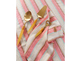 Rose Water Stripe Linen Napkin Set - Set of 4 - Kip&Co