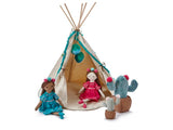 Dolls Teepee - Aqua- Nana Huchy