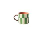 Bloomie Green Check Mug - Jones & Co