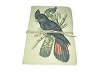 Journal - Canvas - Black Parrot