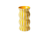 Palma Yellow Stripe Vase - Jones & Co