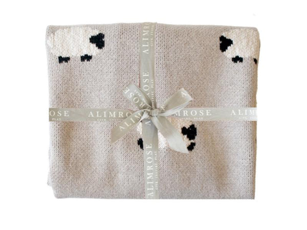 Baa Baa Baby Blanket - Latte - Alimrose