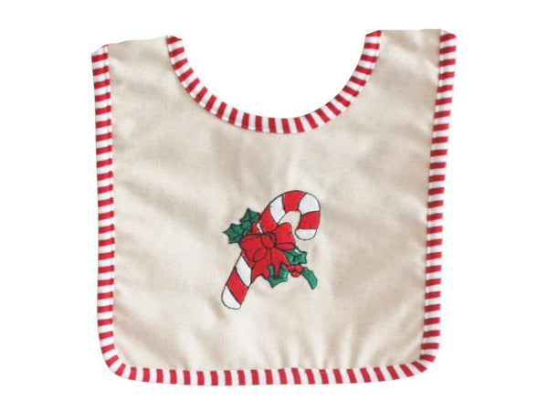 Baby Bib - Candy Cane - Alimrose