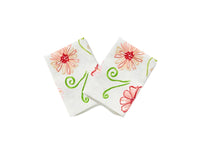 Napkins - Multi Tendril Embroidered - Set of 4 - Bonnie & Neil