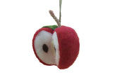 1 x Apple Hanging Decoration - Whole Apple OR Cut Apple