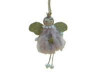 1 x Fluffy Angel Hanging Decoration - Pink OR White