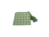Russel Embroidered Cotton Pouch - Kookaburra - Mint
