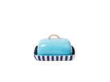 Bloomie Blue Butter Dish - Jones & Co