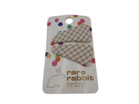 Gingham Hair Clip Set - Rare Rabbit