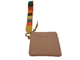 Lulu Coin Purse with Strap - Sand/Multi