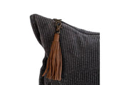 Hudson Corduroy Cushion - 60 x 60cm - Midnight