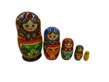 Babushka Doll - Village Traditional - 5 Piece Set