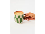 Bloomie Green Check Mug - Jones & Co