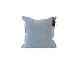 Hudson Corduroy Cushion - 60 x 60cm - Soft Blue