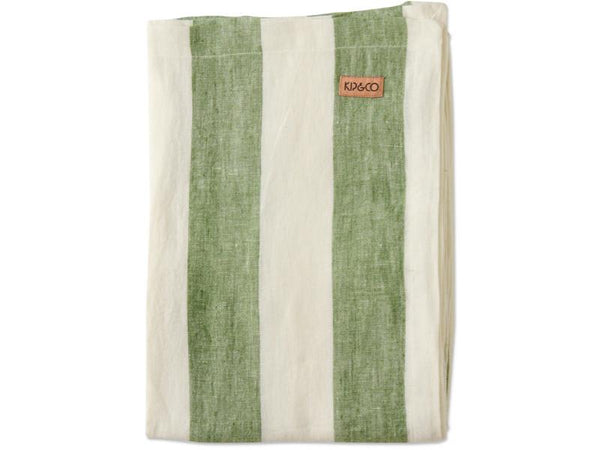 Tablecloth - Moss Stripe - Standard Rectangular - Kip&Co