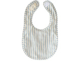 Baby Bib Chambray Stripe - Alimrose