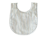 Baby Bib Chambray Stripe - Alimrose