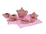 Tea Set - Mini - Pink Porcelain - 13pc