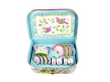 Tea Set - Tin - Bird in Suitcase - 15 pcs