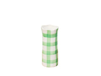Vase - Mint Green Gingham - Small - Noss & Co