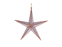 5 Point Hanging Star - Rose Gold