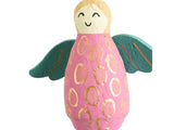 Mache Angel Hanging Decoration - Hot Pink