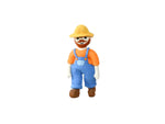Felt Old MacDonald Farmer Toy - Taras Treasures