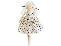 Frankie Doll - Black Linen Spot - Alimrose