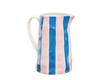 Jug - Medium - Blue & Pink Stripe - Noss & Co