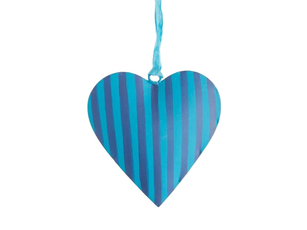 La Dolce Vita Heart Tree Decoration - Small - Blue