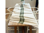 Tablecloth - Olive Green Stripes