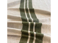 Tablecloth - Olive Green Stripes