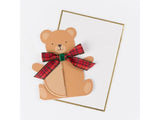Teddy Bear Honeycomb Card