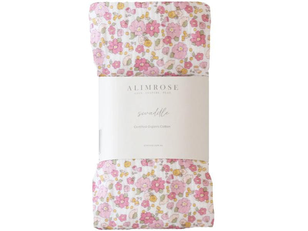 Muslin Swaddle - Rose Garden - Alimrose