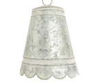 Anvers Scalloped Zinc Bell - Large