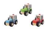 Tractor with Rubber Wheels - Green