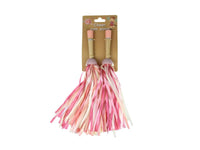 Wooden Cheer Pom Poms - Pink