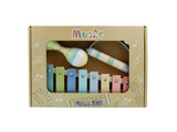 Wooden Music Set - 3 piece - Ocean Toned Blue