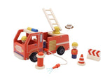 Wooden Fire Engine Playset