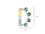 Handbell Cluster - Rainbow - Green or Grey Handle