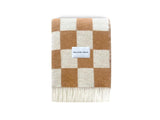 Checkerboard Blanket - Terra White