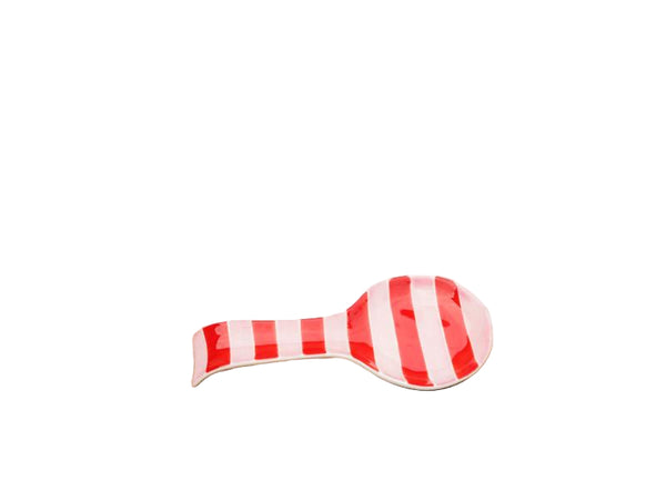 Spoon Rest - Pink and Red Stripe - Noss & Co