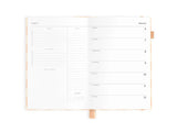 2025 A5 Horizontal Planner - Salmon Check - Fox & Fallow