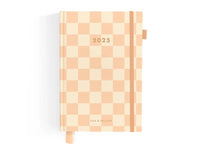 2025 A5 Horizontal Planner - Salmon Check - Fox & Fallow