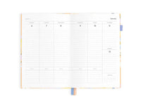 2025 A5 Vertical Planner - Botanika Peach - Fox & Fallow