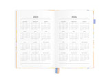 2025 A5 Vertical Planner - Botanika Peach - Fox & Fallow