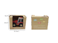 Tractor with Rubber Wheels - Red