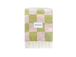 Checkerboard Blanket - Kiwi Pink