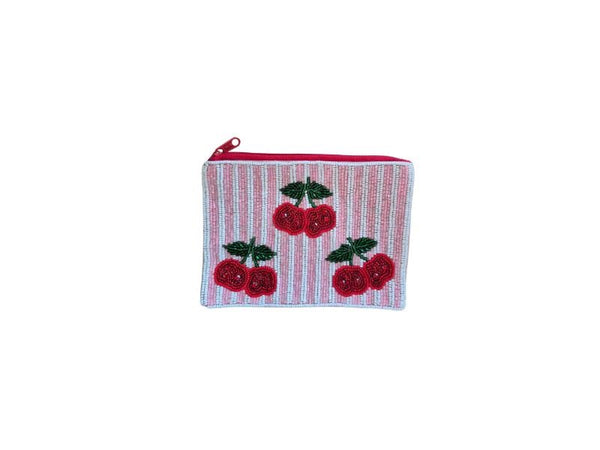 Beaded Purse - Cherries